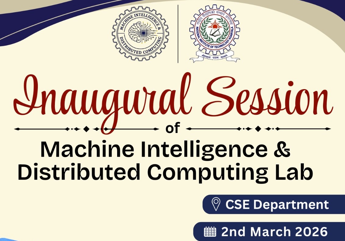 Machine Intelligence and Distributed Computing Lab | NIT Agartala